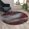 Flash Furniture Red 5' x 5' Round Abstract Design Accent Area Rug ACD-RGTRZ863-55-RD-GG - alternate 1